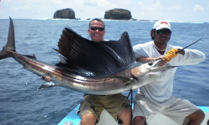 Catalinas Islands fishing charters for  sailfish, marlin, and yellowfin tuna