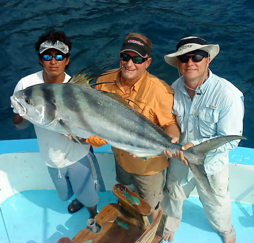 Inshor Fishing for Roosterfish in the Golf of Papagayo, Guanacaste, Costa Rica