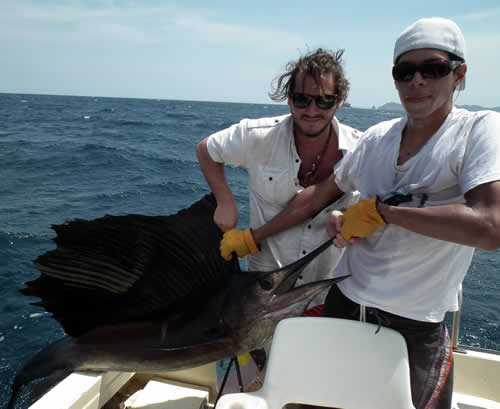 Inshore Fishing for Sailfish and Inshore species, Guanacaste, Costa Rica