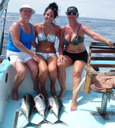Deep Sea Fishing Charters for Yellowfin Tuna in the Papagayo Gulf